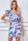 Scuba Foam One Shoulder Mini Dress DR3552