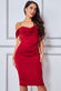 Cowl Neck Off The Shoulder Midi Dress DR3579