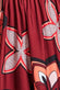 Printed Flutter Sleeve Maxi Dress DR3608