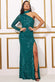 One Shoulder Sequin Maxi Dress DR3618