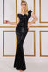 Sequin & Velvet Bardot Maxi Dress DR3623