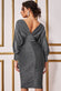 Kimono Sleeve Lurex Midi Dress DR3635