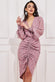 Drawstring Skirt Midi Dress DR3639