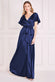 Flutter Sleeve With Elastic Maxi Dress DR3640