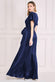 Flutter Sleeve With Elastic Maxi Dress DR3640
