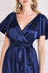 Flutter Sleeve With Elastic Maxi Dress DR3640