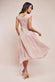 Off The Shoulder Lurex High Low Dress DR3642