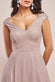 Off The Shoulder Lurex High Low Dress DR3642