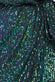 Dual Tone Sequin Dolman Sleeve Wrap Midi Dress DR3644