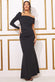 Scuba Crepe One Shoulder Maxi Dress DR3653