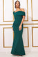 Scuba Crepe One Shoulder Maxi Dress DR3653