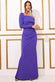 Scuba Crepe One Shoulder Maxi Dress DR3653