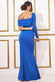 Scuba Crepe One Shoulder Maxi Dress DR3653