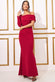 Scuba Crepe One Shoulder Maxi Dress DR3653