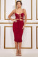 Soft Touch Cut Out Ruched Midi With Adjustable Tie-Ups DR3665