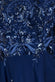 Embroidered Sequin Scallop Lace High Low Midi Dress DR3675