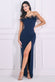 Feather Trimmed Boobtube Maxi Dress DR3695