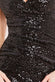 Patterned Sequin Bardot Midi Dress DR3720A