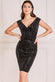Patterned Sequin Bardot Midi Dress DR3720A
