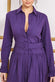 Tiered Shirt Dress With Belt DR3721