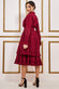 Tiered Shirt Dress With Belt DR3721