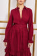 Tiered Shirt Dress With Belt DR3721