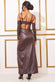 Faux Leather Cut Out Maxi Dress DR3725