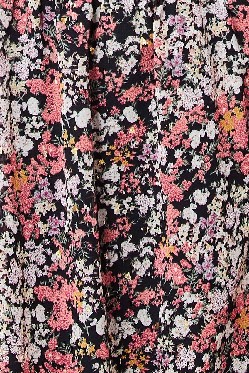 Long Sleeve Midi Shirred Waistband DR3766A