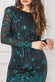 Sequin And Feather Open Back Mini DR3770A