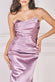 Satin Bandeau Maxi Dress DR3772