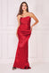 Satin Bandeau Maxi Dress DR3772