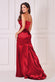 Satin Bandeau Maxi Dress DR3772