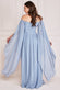 Chiffon Off The Shoulder Maxi With Wings DR3780