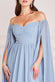 Chiffon Off The Shoulder Maxi With Wings DR3780