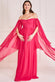 Chiffon Off The Shoulder Maxi With Wings DR3780