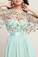 Embroidered Top Flutter Sleeve Maxi Dress DR3799