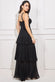 Pleated Chiffon Tiered Maxi DR3804