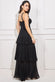 Pleated Chiffon Tiered Maxi DR3804