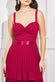 Pleated Chiffon Tiered Maxi DR3804