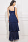 Pleated Chiffon Tiered Maxi DR3804