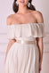 Pleated Chiffon Off Shoulder Maxi Dress DR3805