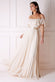 Pleated Chiffon Off Shoulder Maxi Dress DR3805