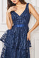 Mother Of The Bride Embroidered Mesh Tiered Midi Dress DR3812MOB
