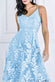 Dipped Hem Sleeveless Lace Midi Dress DR3815QZ