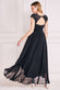 Embellished Crochet Laced Yoke Pleated Bodice Hi-Low Maxi Dress DR3820