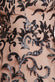 Pattern Embroidered Sequin Mesh Skater Midi Dress DR3860