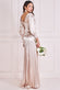 Front Split Shirred Sleeve Hem Maxi DR3862