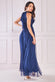 Halter Neck Mesh Tie Maxi Dress DR3904
