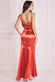 Cowl Back Satin Maxi Dress DR3920