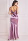 Cowl Back Satin Maxi Dress DR3920